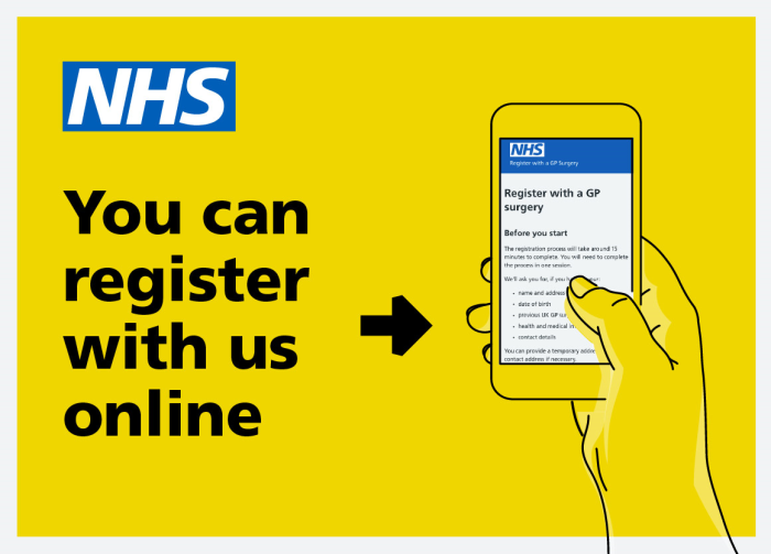 Register with a GP Online